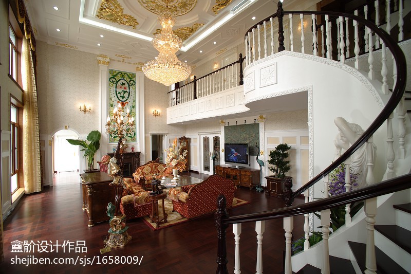 美式兩層小別墅設計圖大全 &ndash; 設計本裝修效果圖