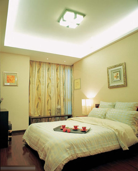 清新自然 無限舒適綠色臥室裝修效果圖-