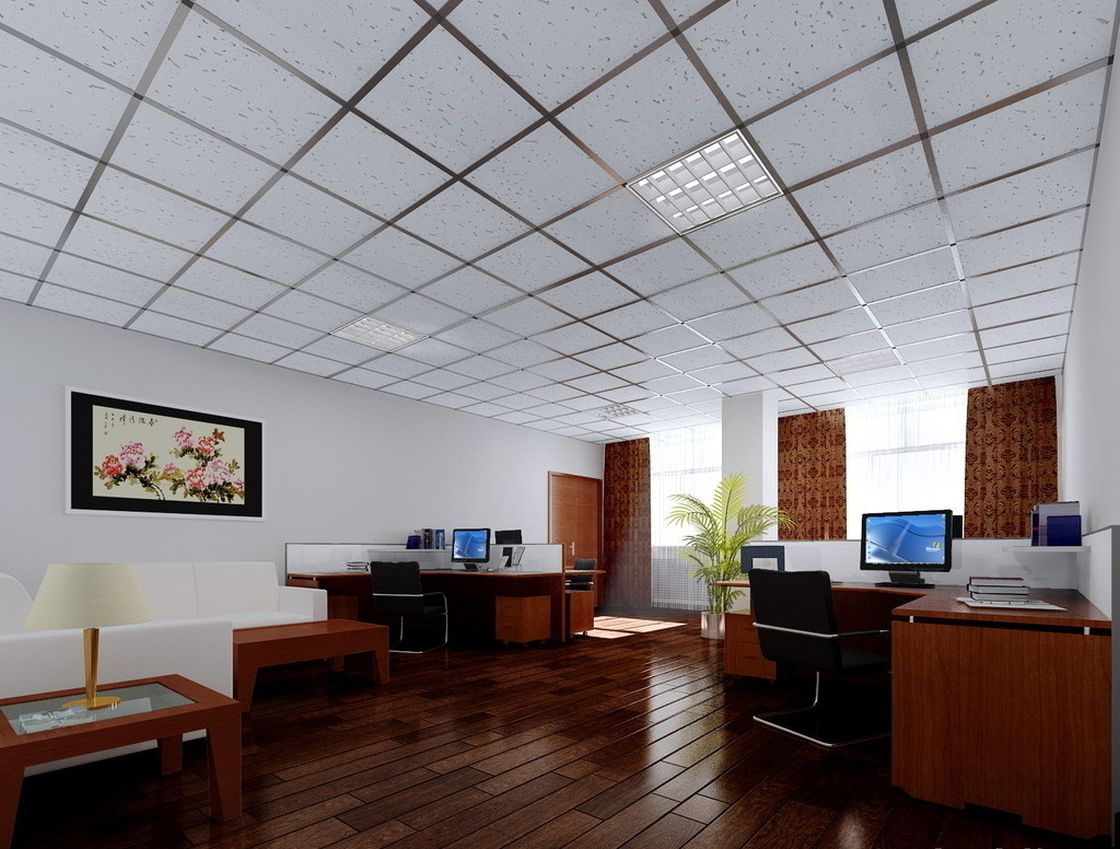 辦公室吊頂裝修效果圖 提升空間格調與實用性的裝飾方案