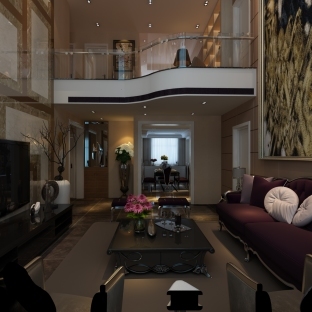 現代別墅客廳樓梯 空間藝術與功能美學的完美融合